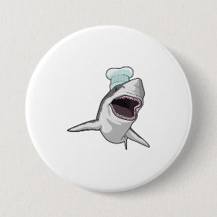 Macaron Rond 7,6 Cm Shark as Cook