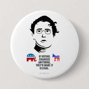 Macaron Rond 7,6 Cm Si voter changeait quelque chose...