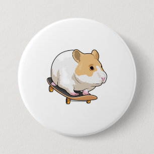 Macaron Rond 7,6 Cm Skate de Hamster