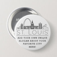 Skyline de St. Louis City | Slogan personnalisé