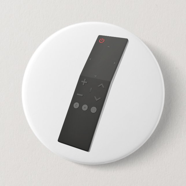 Macaron Rond 7,6 Cm Smart TV remote control (Devant)