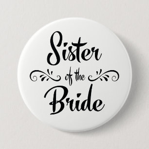 Macaron Rond 7,6 Cm Soeur du dîner de répétition de mariage de jeune