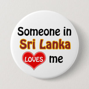 Macaron Rond 7,6 Cm Someone au Sri Lanka m'a loué