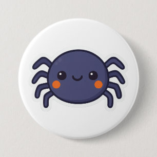 Macaron Rond 7,6 Cm Spider