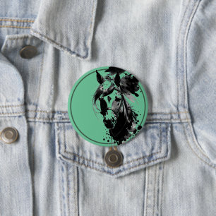 Macaron Rond 7,6 Cm Spirit Pony 3 Aqua
