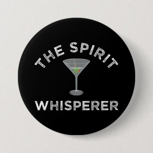 Macaron Rond 7,6 Cm Spirit Whisperer Funny Bartender