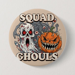 Macaron Rond 7,6 Cm Squad Ghouls - Halloween Éffrayant