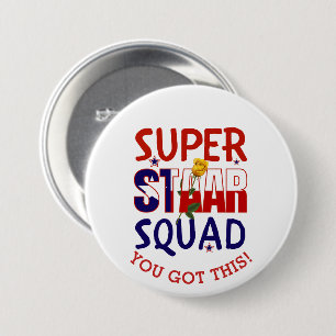 Macaron Rond 7,6 Cm Stade Texas Test Day Teacher Motivational