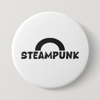 Macaron Rond 7,6 Cm Steampunk Minimalist Design Button