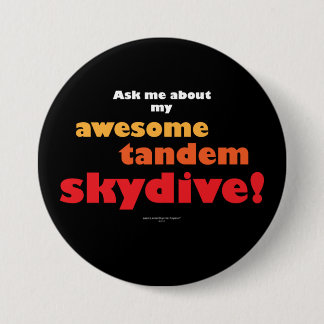 Macaron Rond 7,6 Cm Super Tandem Skydive