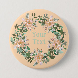 Macaron Rond 7,6 Cm SYMBOLE Élégant D'ORDINATEUR PORTABLE rose & gris