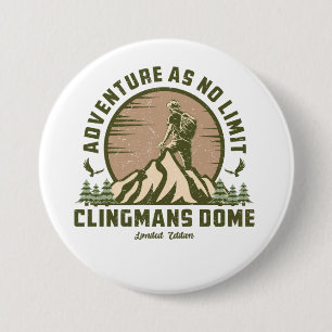 Macaron Rond 7,6 Cm T-shirt de randonnée à Dôme de Clingmans Retro