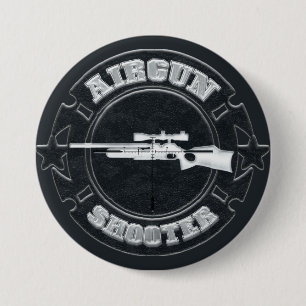 Macaron Rond 7,6 Cm Tireur d'arme à feu