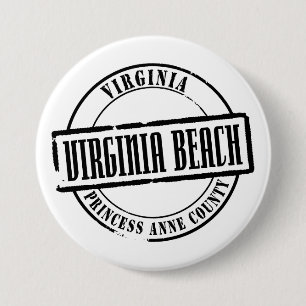 Macaron Rond 7,6 Cm Titre de Virginia Beach