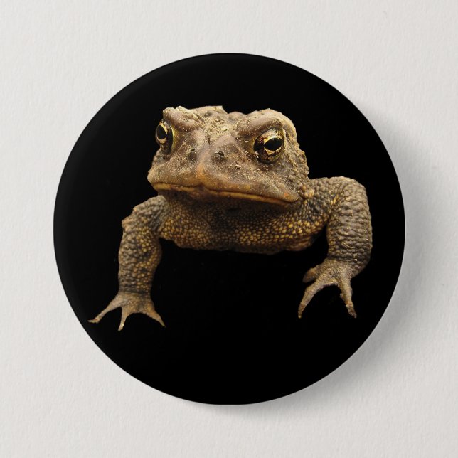 Macaron Rond 7,6 Cm Toad américain (Devant)