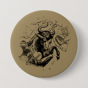 Macaron Rond 7,6 Cm Tournoi de tennis de Taurus