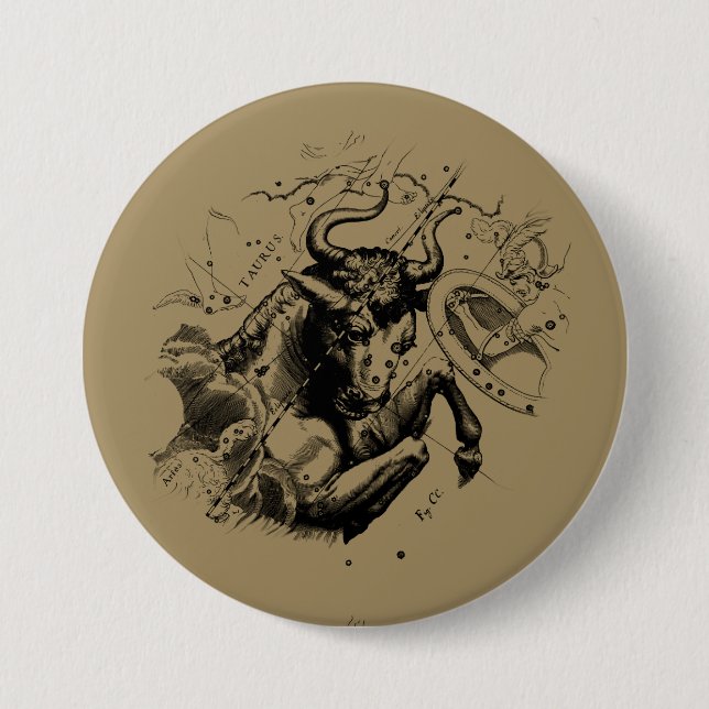 Macaron Rond 7,6 Cm Tournoi de tennis de Taurus (Devant)