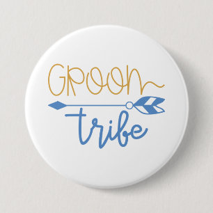 Macaron Rond 7,6 Cm Tribu de Groom