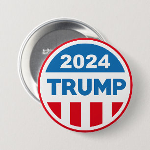Macaron Rond 7,6 Cm Trump 2024