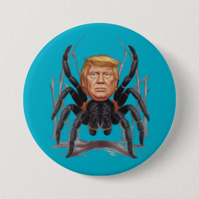 Macaron Rond 7,6 Cm Trump Clown Button (Devant)