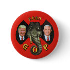 Trump Pence 2020 GOP Elephant
