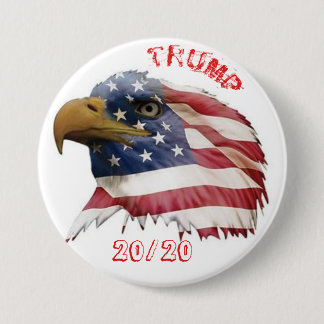 Macaron Rond 7,6 Cm Trump Pour Président 2020 Bouton