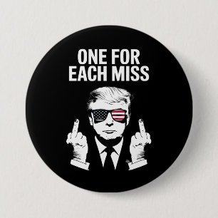 Macaron Rond 7,6 Cm Trump un pour chaque erreur