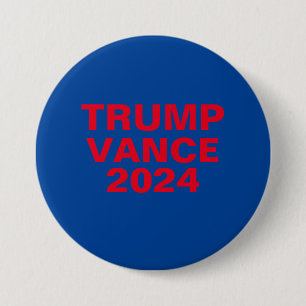 Macaron Rond 7,6 Cm Trump Vance 2024