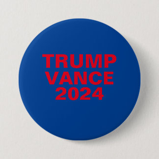 Macaron Rond 7,6 Cm Trump Vance 2024