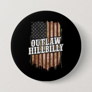 Macaron Rond 7,6 Cm Trump Vance 2024 J.D. Vance Outlaw Hillbilly
