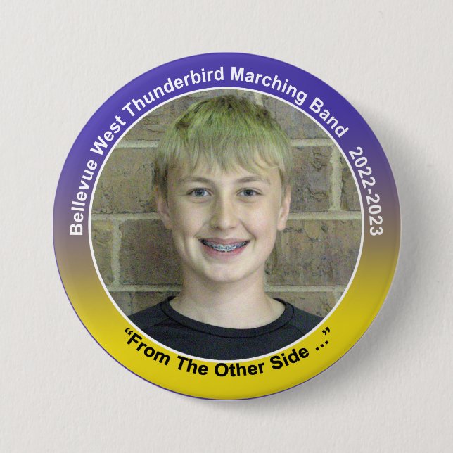 Macaron Rond 7,6 Cm Trumpet Brett 9 (Devant)