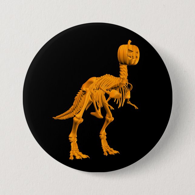Macaron Rond 7,6 Cm Tyrannosaurus tricktraitus (Devant)