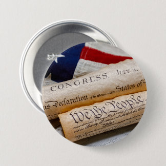 Macaron Rond 7,6 Cm US Founding Documents
