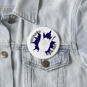 Macaron Rond 7,6 Cm Vacciné Au Maximum