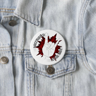 Macaron Rond 7,6 Cm Vacciné Au Maximum