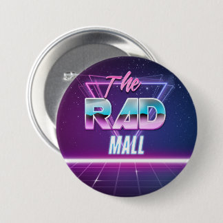 Macaron Rond 7,6 Cm Vague 1" du mail de rad "bouton