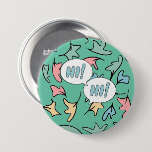 Macaron Rond 7,6 Cm Vert Feuille Pastel