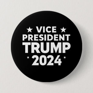 Macaron Rond 7,6 Cm Vice-président Trump Drôle Élection Joe Biden Cita