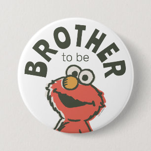Macaron Rond 7,6 Cm Vintage Elmo Baby shower Brother
