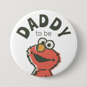 Macaron Rond 7,6 Cm Vintage Elmo Baby shower Papa