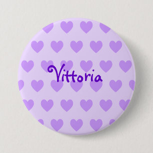 Macaron Rond 7,6 Cm Vittoria en violet