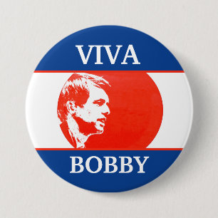 Macaron Rond 7,6 Cm Vivats Bobby Kennedy