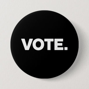 Macaron Rond 7,6 Cm Vote Élection 2024 Droit de Vote Suffrage
