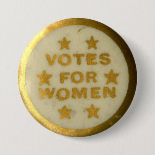Macaron Rond 7,6 Cm Votes pour le Pin historique de suffrage d'étoile