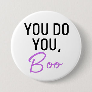 Macaron Rond 7,6 Cm Vous Le Faites, Bouton Boo