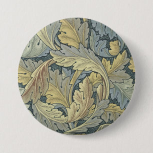 Macaron Rond 7,6 Cm William Morris Acanthus Leaves