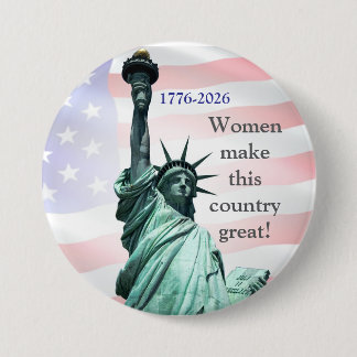 Macaron Rond 7,6 Cm Women Make This Country Great! Button 2