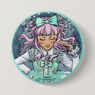 Macaron Rond 7,6 Cm Zodiaque de Lolita : Vierge