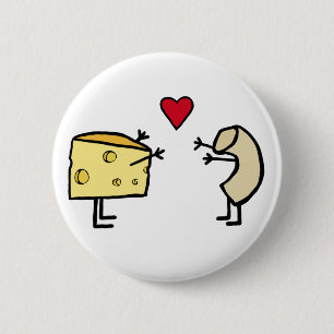 Macaroni and Cheese 2 Inch Round Button