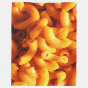 Macaroni and Cheese Fleece Blanket